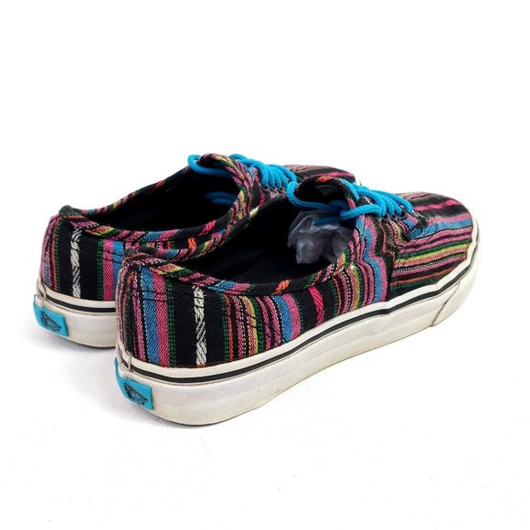 Vans Guate Weave Era Mens Shoes Size 6.5 Womens Size 8 Sneakers Textile Striped - Picture 11 of 12